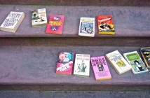 books on the stoop