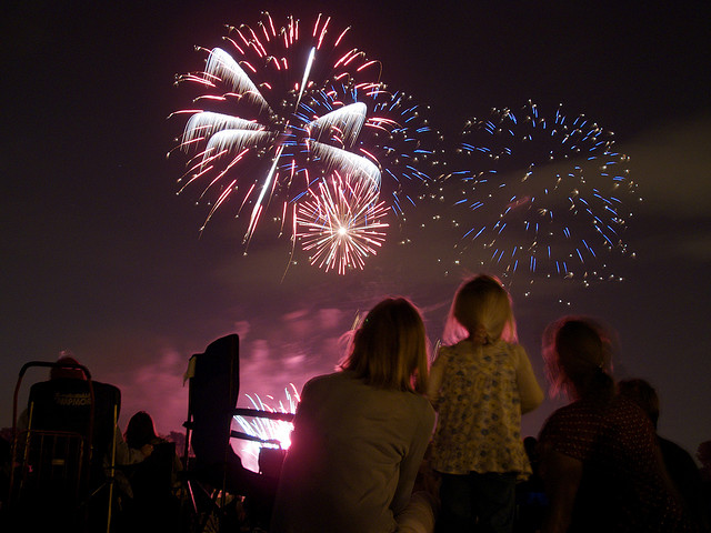 Prospect Park fireworks via flysi