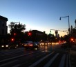 Sunset over Flatbush Avenue