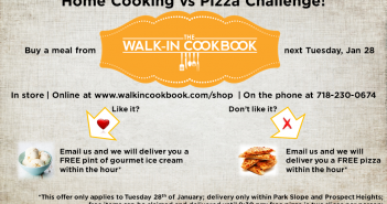 Home Cooking vs Pizza from the Walk-In Cookbook