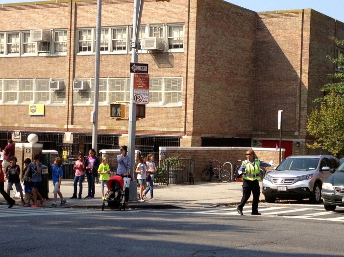 Crossing Guard at PS 321 on 7th Avenue