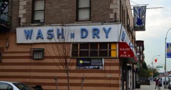 Wash n Dry Sign, Corner of 4th Ave and St Marks