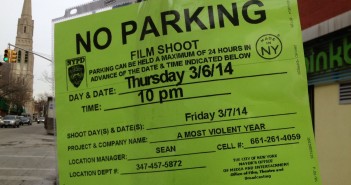 Filming on 7th Avenue: A Most Violent Year