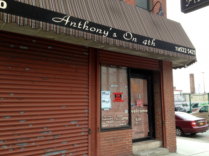 Closed and Under Construction: Anthony's on 4th