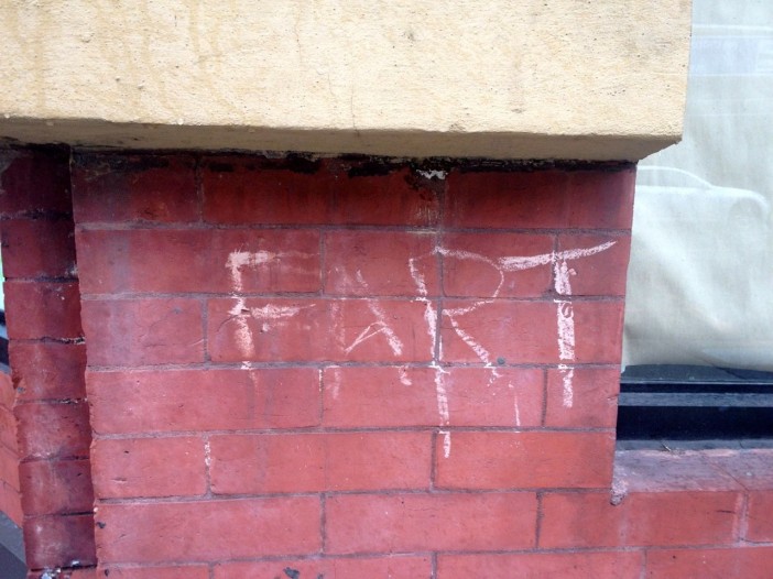 Fart graffiti by Robbie Chafitz