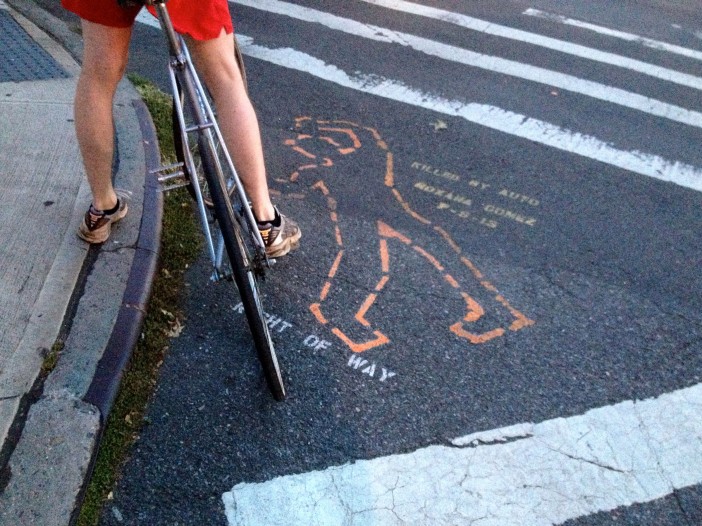 Roxana Gomez memorial, Flatbush Ave at St Marks