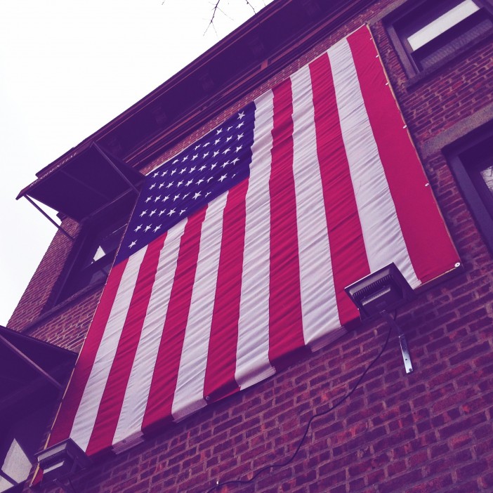 American Flag on 4th Avenue