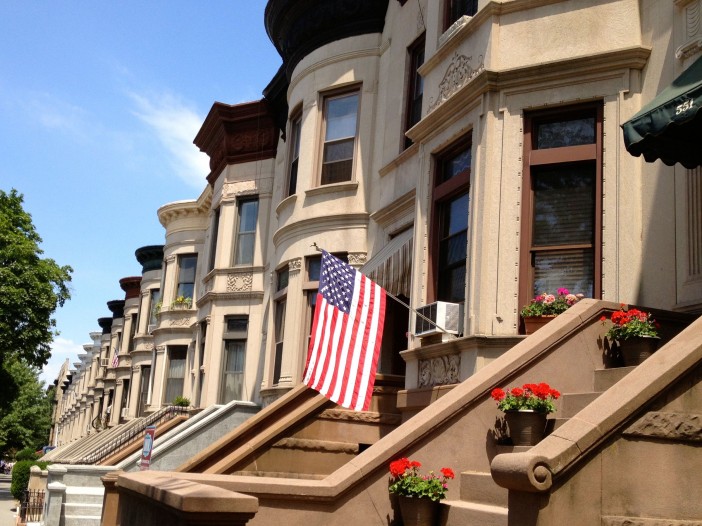 American Flag on 9th Street