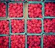 Raspberries at the Grand Army Plaza Greenmarket