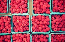 Raspberries at the Grand Army Plaza Greenmarket
